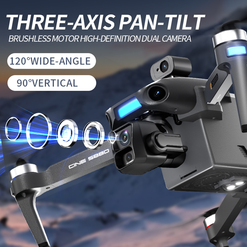 2026 New 8K Dual Camera Drone  – обзор и цена Drone Racing Camera