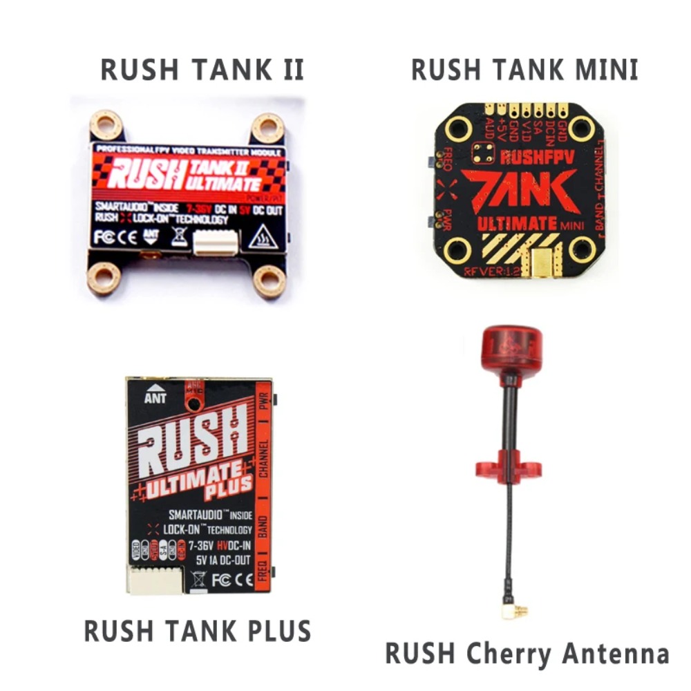 RUSH TANK Ultimate II/Mini/ PL – обзор и цена Drone Racing Vtx
