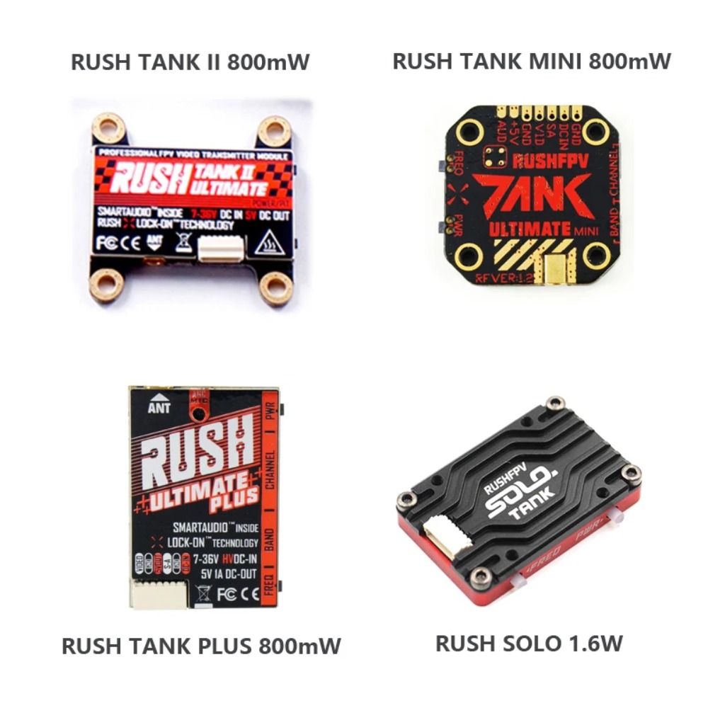 RUSH TANK Ultimate II/Mini/ PL – обзор и цена Drone Racing Vtx